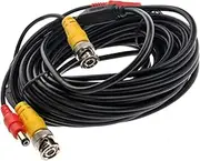 Yardenfun 10m Video Dc Power Cable CCTV Power Extension Lead 2.1mm x 5.5mm Hard Plastic Metal 20awg Cable