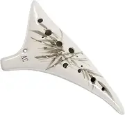 Vaguelly Beginner Ceramic Ocarina 12-hole Alto Music Instrument Practice Flute for Adults Boys and Girls Random Style