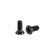 M1.4 x 5mm Laptop Notebook Computer Screws Phillips Head Screw Black 100pcs