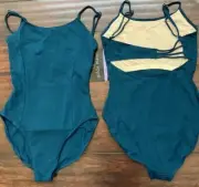 NWT Gilda Marx #7133155 Teal Adult Large Dance Leotard
