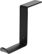 LOORGVEL 1pc Headset Hanger Space Saving Headphone Hook for Home Office Use Lightweight Stylish Design Multi Purpose Storage for Headphones Bags Clothes Black