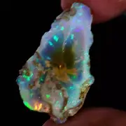 Ethiopian Opal Welo Fire Rough CRYSTAL 18.40 Cts AAA Cutting Jewelry USA DEALER