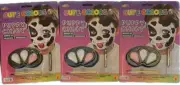 Lot 3 Cute Colors Puppy Makeup Kit Halloween Costume Face Paint Dog Dalmation
