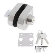 New Glass Door Lock 10-12mm Glass Swing Push Sliding Door Lock with Key