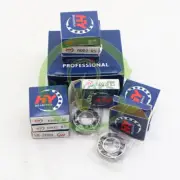 10x 6002RS 15*32*9mm Roller-Skating Deep Groove Ball Bearing Silver Tone 6002-RS