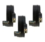 3-Pack- 15FT SVGA M/M 15 Pin Cable HD Display TV Video Projector PC Monitor Cord
