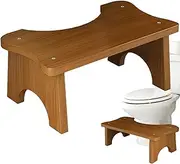 Potty Stool - 6.7 Inch Bathroom Potty Squat Stool - Portable Toilet Poop Foot Stools for Adult, Toilet Assistance Steps for Proper Toilet Posture Ngumms