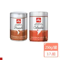 在飛比找momo購物網優惠-【illy】義大利經典風味咖啡豆(250g/罐；巴西/哥倫比