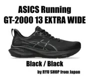 ASICS Running Shoes GT-2000 13 EXTRA WIDE 1011B863.002 Black / Black