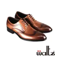 在飛比找momo購物網優惠-【Waltz】經典雕花 真皮紳士鞋 皮鞋(512051-06