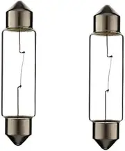 cyclingcolors 2 x SV8.5 10 W 11 x 44 12 V Light Bulb Car Motorcycle Moped Scooter Tractor Truck Van