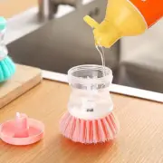 Kitchen Dishwashing Brush With Soap Dispenser Household Cleaning Accessories CR