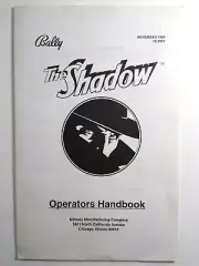 The Shadow Pinball Machine Handbook Original 1994 Game Mini Booklet UNUSED