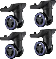 [MAX COOL] 4PCS Luggage Swivel Wheels Replacement 360 Degree Silent for Outdoor Travel Case Trolley