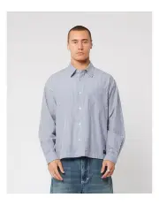 [Abrand Jeans] Bobby Long Sleeve Shirt in Stripe