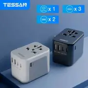 Universal Worldwide Charger Power Plug Adapter with USB Type C Charging Ports