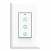 Smart Wi-Fi Light Fan Switch 3 in 1 Triple Light Switch works with Alexa Google