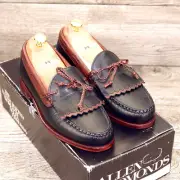 * NEW * $295 Allen Edmonds WOODSTOCK Loafer 7 D Black / Brown * add $15 Trees