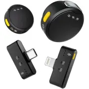 Wireless Lavalier Microphone for iPhone/Android/PC Mini Microphone with Noise...