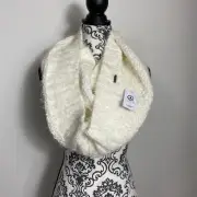 Neff Cream Eyelash Cowl Scarf NWT