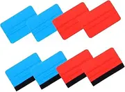 BIUDECO Electric Sc Squeegee 8pcs Car Film Applicator Tool Lightweight Portable for Vehicle Scraper and Cleaning