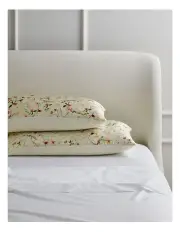 [Heritage] Silk Front Pillowcase Pair in Campo De Flores