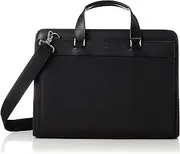 [ultima] Tokyo 67771 Men's Business Bag, A4, Basic Business Bag, Freestanding, Lightweight, Black, Black
