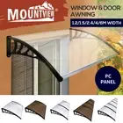 Mountview Window Door Awning Outdoor Canopy UV Patio Shield Rain Sun Cover 1M-6M