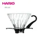 《HARIO》V60黑色01玻璃濾杯 VDG-01B 1~2杯