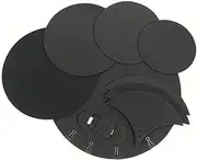 10Pcs Drum Mute Pads Silencer Five Drums Three Cymbals Jazz Drumming Rubber Practice Pad Set Musical Instruments Accessory Fits 10" 12" 13" 16" 22"