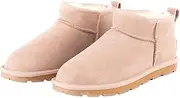 [UGG AUZLAND SHEEPSKIN] UGG Classic Ultra Mini Boots Chestnut,Comfort Classic Mini Boots Australian Sheepskin Non-Slip Ankle Boots