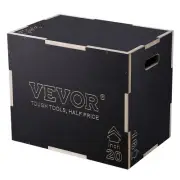 VEVOR 24/20/16 Inch 3 in 1 Plyometric Jump Box Fitness Exercise Plyo Box Wooden