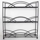 Spice Rack Organizer Portable Kitchen Shelf for Cabinet Countertop Bathroom