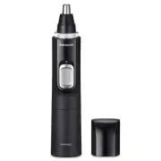 Ear and Nose Hair Trimmer for Men with Vacuum Cleaning System Powerful Motor .72