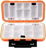 ETUCYNG Fishing Accessories Box | Fishing Storage Box Waterproof Lure Tackle Box,Strip Seal Double-Sided Fishing Organizer with Removable Divider Tool Box for Anglers