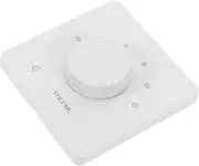 OKUMEYR Volume Control Switch Speaker Audio Switch Audio Switcher Amplifier Speaker Selector Switch Switcher Audio Input Selector Audio Volume Switch Sound Volume Switch White Plastic