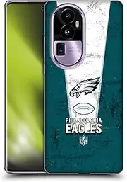 Head Case Designs Officially Licensed NFL Banner Philadelphia Eagles Logo Art Soft Gel Case Compatible with Oppo Reno10 Pro+