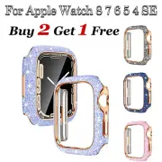 Bling Case for Apple Watch Series 8 7 6 5 4 40 41mm 44 45mm Protective PC Bumper