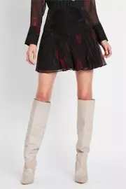 BNWT SASS & BIDE 'Light As Air' Floral Silk Mini Skirt - Size 8 - $350