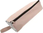 Cabilock High Temperature Curling Rod Bag Curling Wand Storage Travel Case for Hair Tools Hair Straightener Holder Flat Iron Case for Travel Iron Protective Bag Cloth Beige