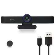 [New] Tenveo web conferencing camera 60fps built-in microphone and speaker