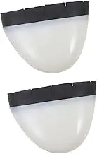 Hoement 1 Pair Work Boot Toe Guard Plastic Safety Caps for Construction Sites Comfortable and Puncture Resistant Shoe Toe Covers for Men and Women Ergonomic Design for