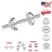 Adjustable Dumbbells Set - Weights 11-110 lbs with Barbell Connector for Home...