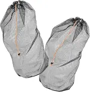 MUELODSIC Large Capacity Mesh Sack Compression Sack for Sleeping Bag Travel Storage 2 Pack