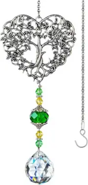 H&D HYALINE & DORA Tree of Life Crystal Suncatchers Crystal Drop Prism Rainbow M