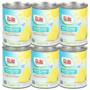 Dole Pineapple CHUNKS in 100% Pineapple Juice, No Sugar Added, 20 oz (6 Cans)