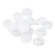 28Pcs Silicone Plugs, Rubber Round Hole Plugs for 15.5-17mm Hole, Translucent