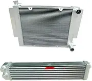 Aluminum Radiator+ Oilcooler Compatible With Mazda RX2 RX3 RX4 RX5 RX-7 SA SA22C S1 S2 With Heater Pipe MT Oil Cooler