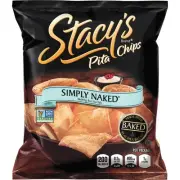 Frito Lay Pita Chips Simply Naked 5-1/4"Wx1-1/2"Lx6-3/4"H 24/BX TN 49650