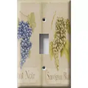SnazzySwitch Pinot Noir/Sauvignon Blanc Decorative Light Switch Plate Cover
